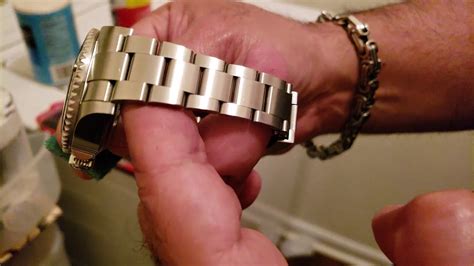 rolex stainless steel bracelet scratches|scratches on Rolex bracelet.